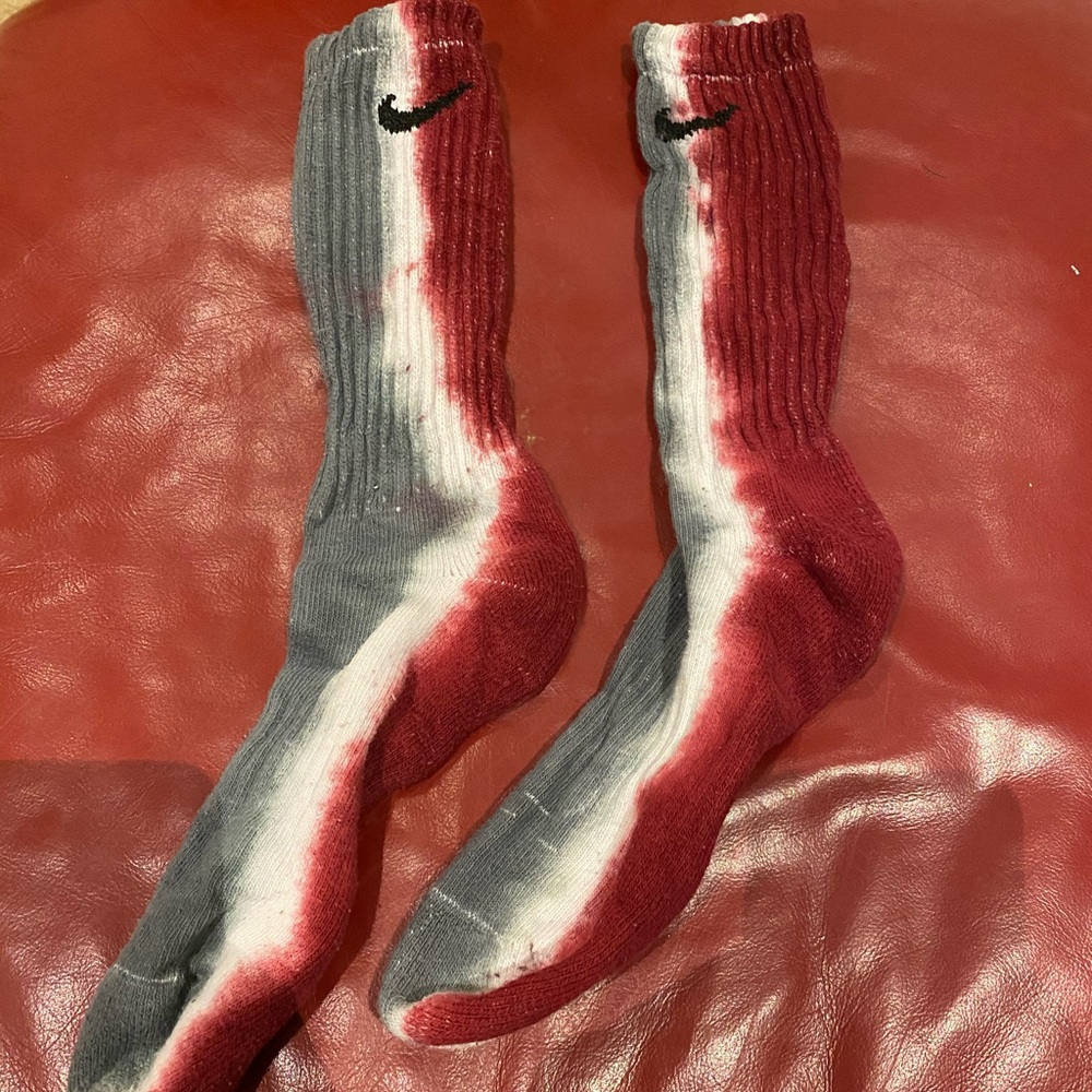 Tie-dye Nike socks